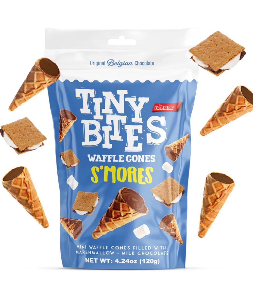 BeeMax Tiny Bites Smores Waffle Cones 4.24 oz B2004
