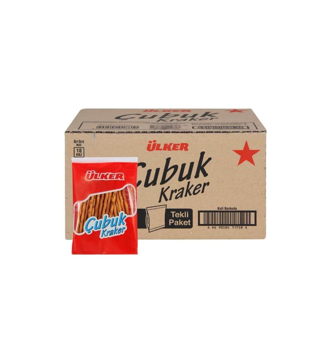 ULKER A2 Salted Stick/Cubuk Cracker 40g 1cs/36pcs