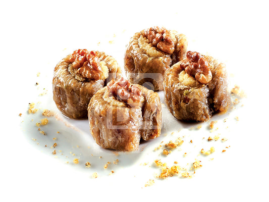 Moda Baklava, Fig Shape with Walnut, 70pcs, 6.2lbs (2800g) x 5pack - 340805