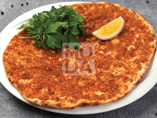 Moda Lahmajun with Beef, Hot, Plastic Bag, 7inc, 1.2lbs (560g), 8pcs x 12pack - 520158