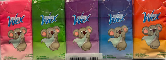 Wex Pocket Tissue 20 x (10 Pcs), 3.84kg(8.5lbs)/1pcs - CB8004