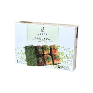 Golda Assorted Baklava with Double Pistachios (12x350g) - DSG41