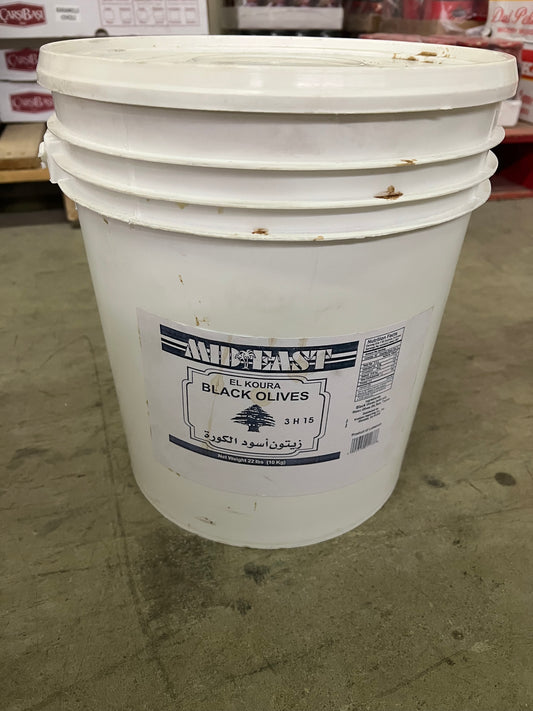 Mid East Black Olives, 10kg(22.1lbs) - ME1001