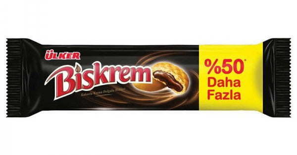 ULKER A1 Biskrem 50% More Chocolate Biscuit 150g 1cs/18pcs