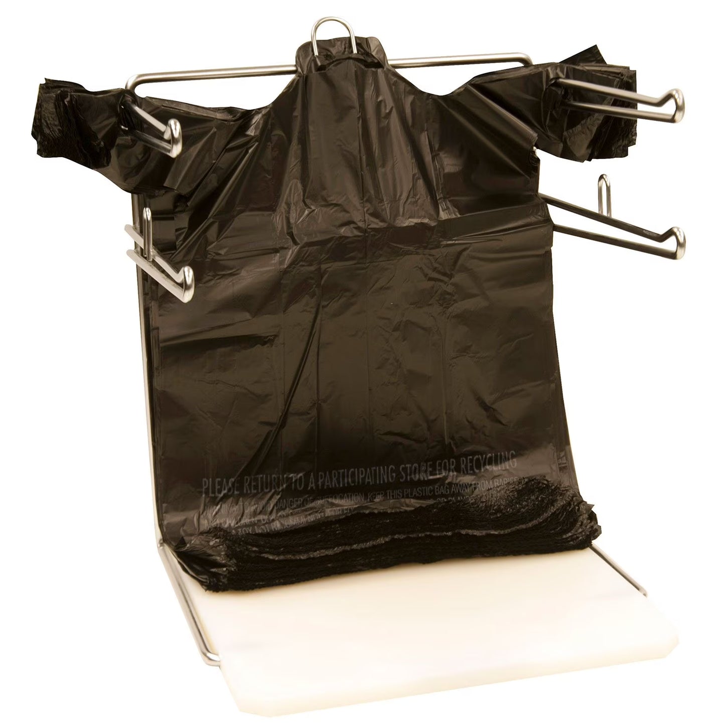 Husky Black T-Shirt Carryout Bags, 11.5" x 6.5" x 22" 1000 ct.