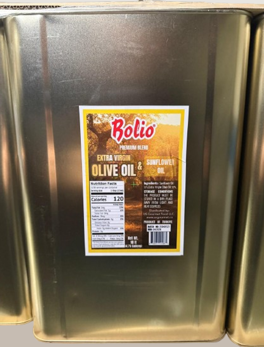 Bolio Extra Virgin Olive Oil & Sunflower Oil Blend 608.5 fl oz (18 L) x 1 pcs - UMBL01