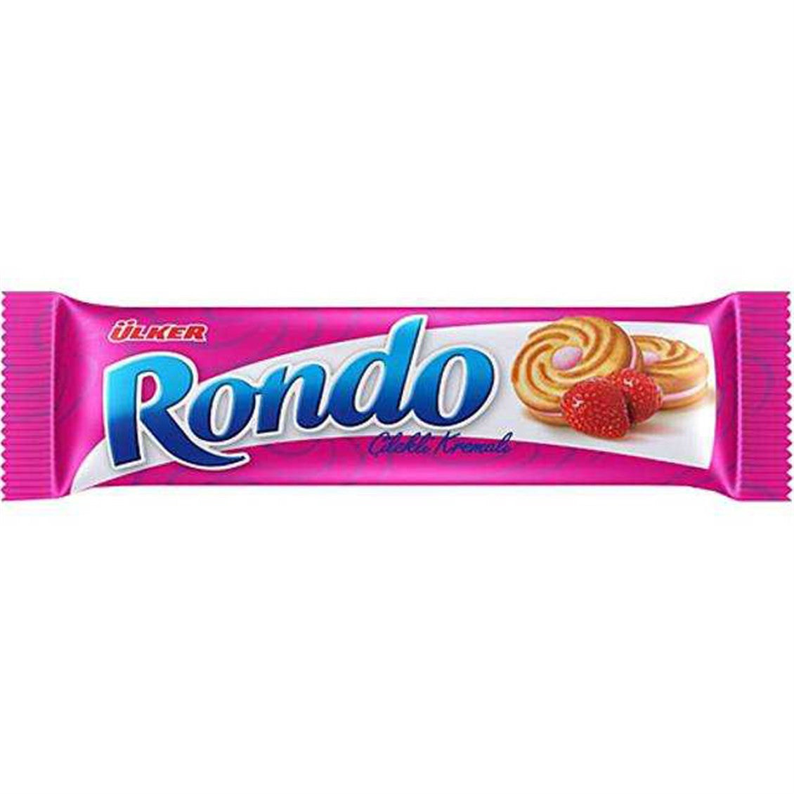 ULKER A1 Rondo Strawberry Cream Biscuit 61g 1cs/24pcs