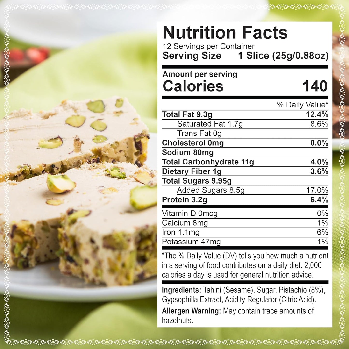 Abdurrahman Tatlici Pistachio Halva 300 gr*12