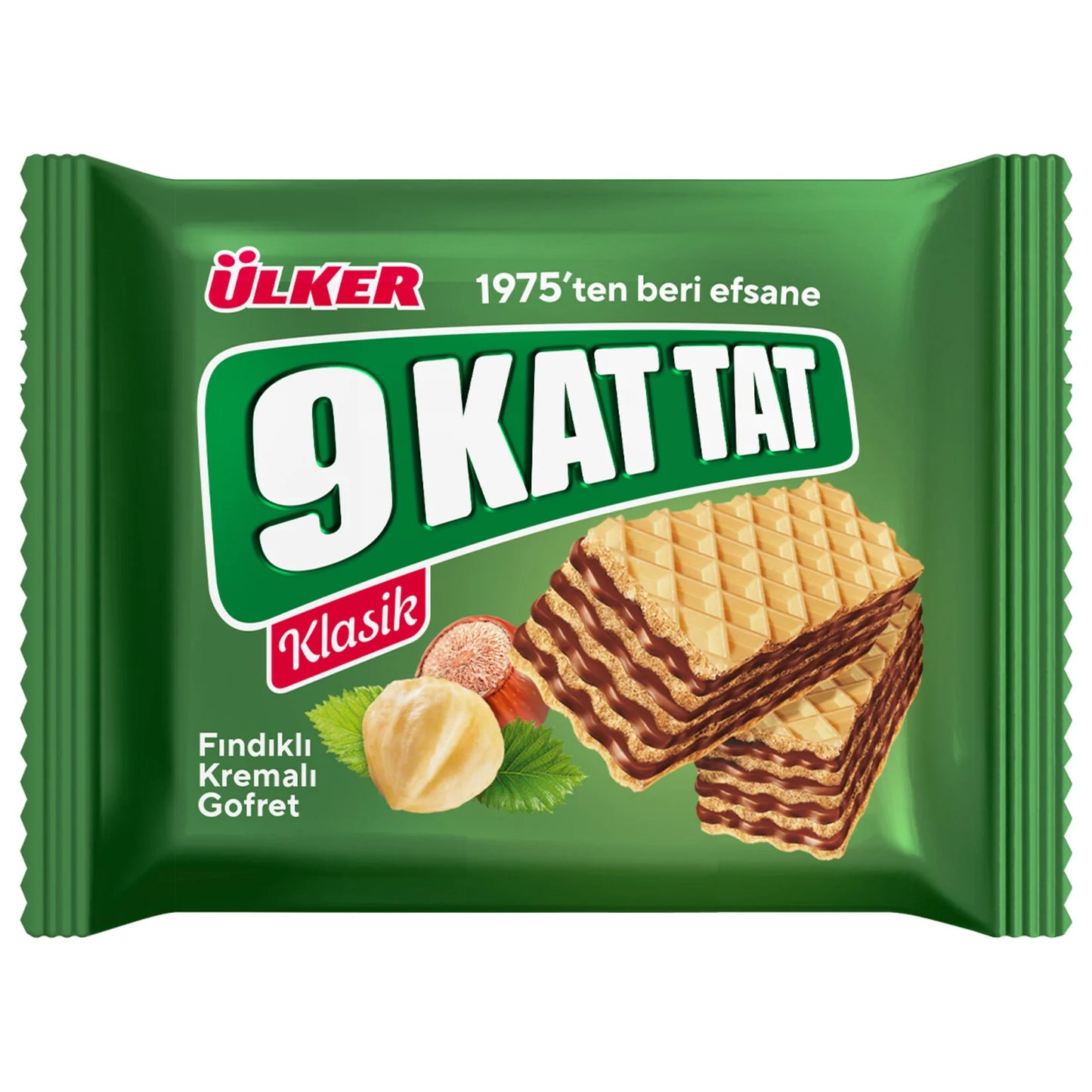 ULKER 9 Kat Tat Hazelnut Wafer 39g 1cs/24pcs