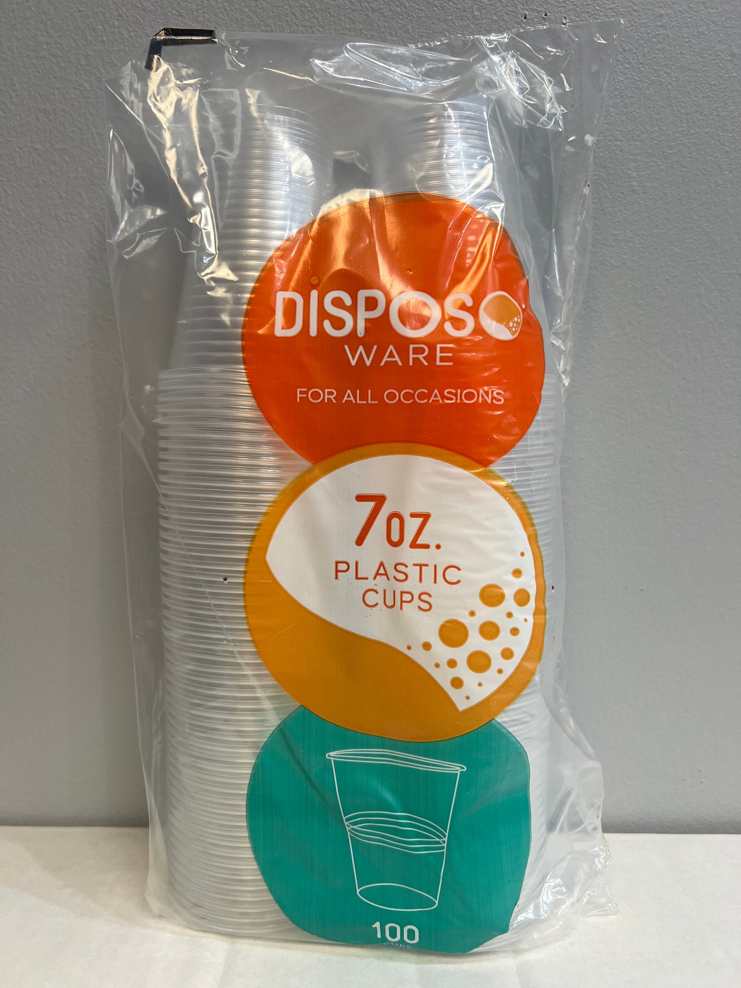 7oz Water Cup - Clear - 1,200pcs/box