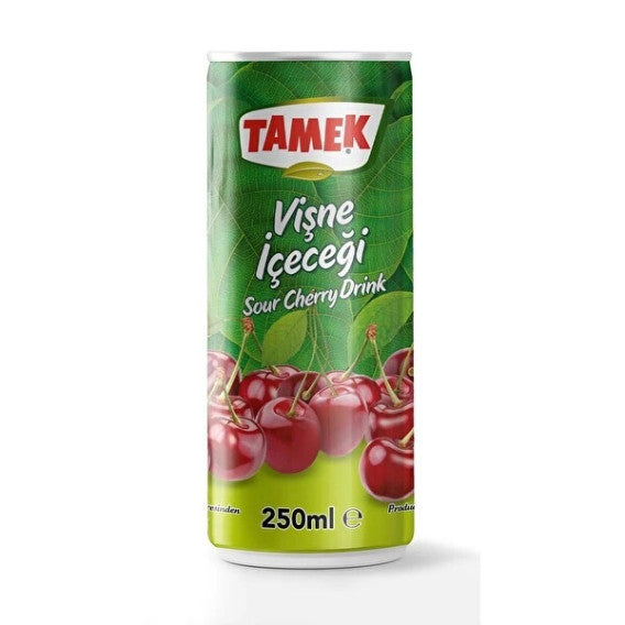 TAMEK Sour Cherry Juice 250ml Can 1cs/24pcs