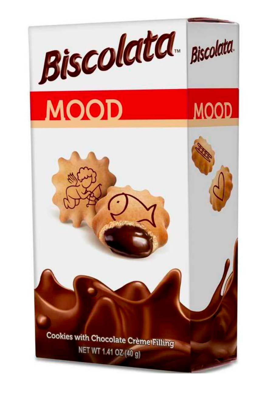 Biscolata Mood Box Chocolate 1.41 Oz. (40g) x 48 Pcs. - BIS-003
