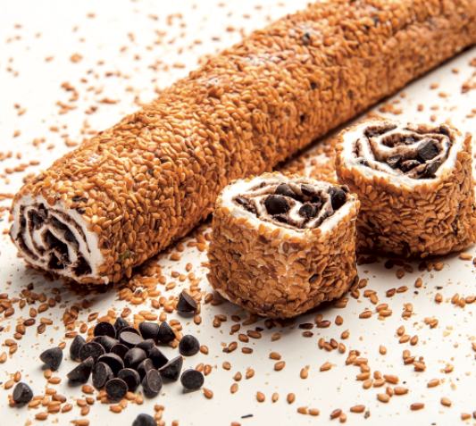 Sesame Coated Wrapped Pasha Delight With Drop Chocolate, 5kg(11lbs)/5pcs - CRS120