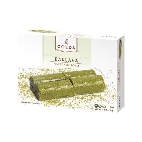 Golda Pistachio Rolls 350g (12oz), 10pcs, 12pack - DSG09