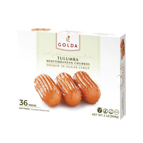 Golda Mediterranian Churros -Tulumba- 2 lb, 36pcs, 5pack - DSG29