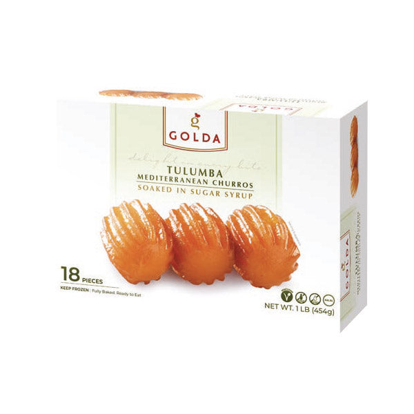 Golda Mediterranian Churros -Tulumba- 1 lb, 18pcs, 10pack - DSG30