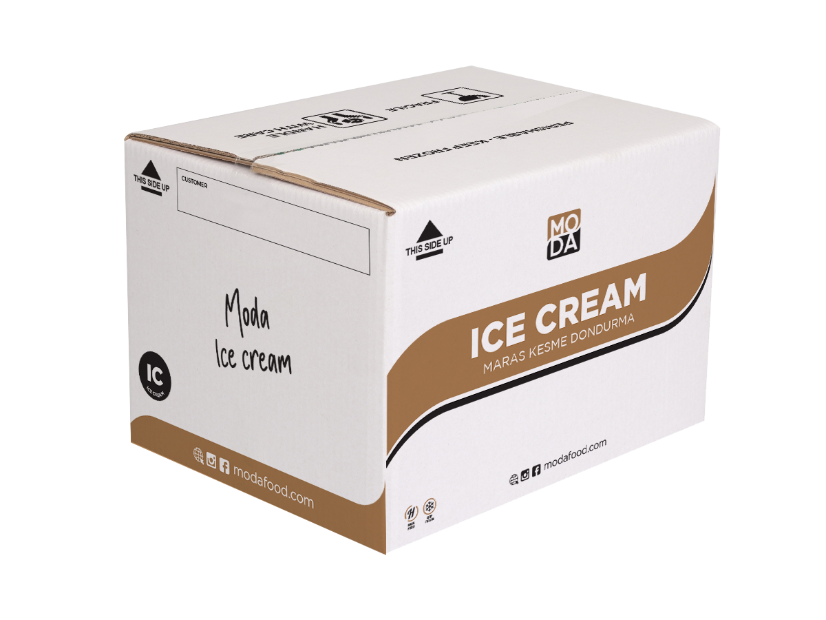 Moda Ice Cream, Maras Kesme, Single Pack, Classic, 2.8oz (80g) x 100pcs - 680221