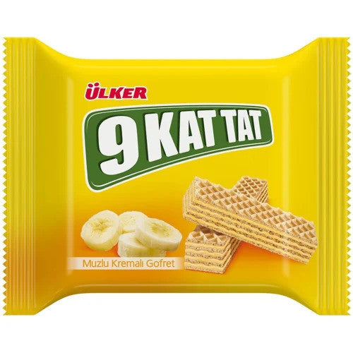 ULKER 9 Kat Tat Banana Wafer 39g 1cs/24pcs