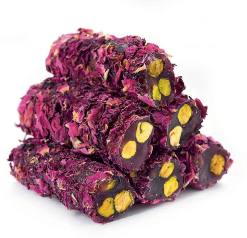 Rose Leaf Coated Finger Fitil Delight With Pistachio, 2.5kg(5.5lbs)/2.5pcs - CRS167