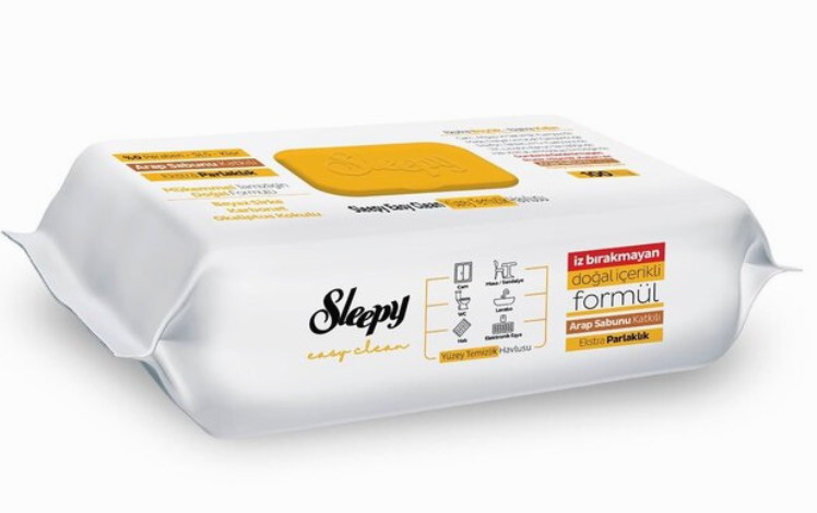 Sleepy Easy Clean Herbal Soap Wet Wipes 80 ct x 8 pcs - ESLEP02