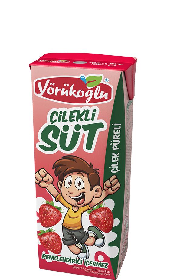 A1 YORUKOGLU Strawberry Milk 180ml 1cs/27pcs