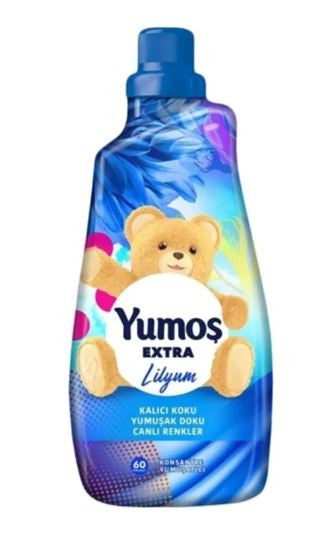 YUMOS EXTRA FABRIC SOFTENER 1440 ML (49 fl. oz - LILYUM & LOTUS FLOWER) x 9pcs - YUM04