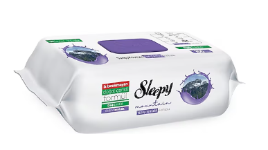 Sleepy Easy Clean Mountain Wet Wipes 100 ct x 6 pcs - ESLEP09
