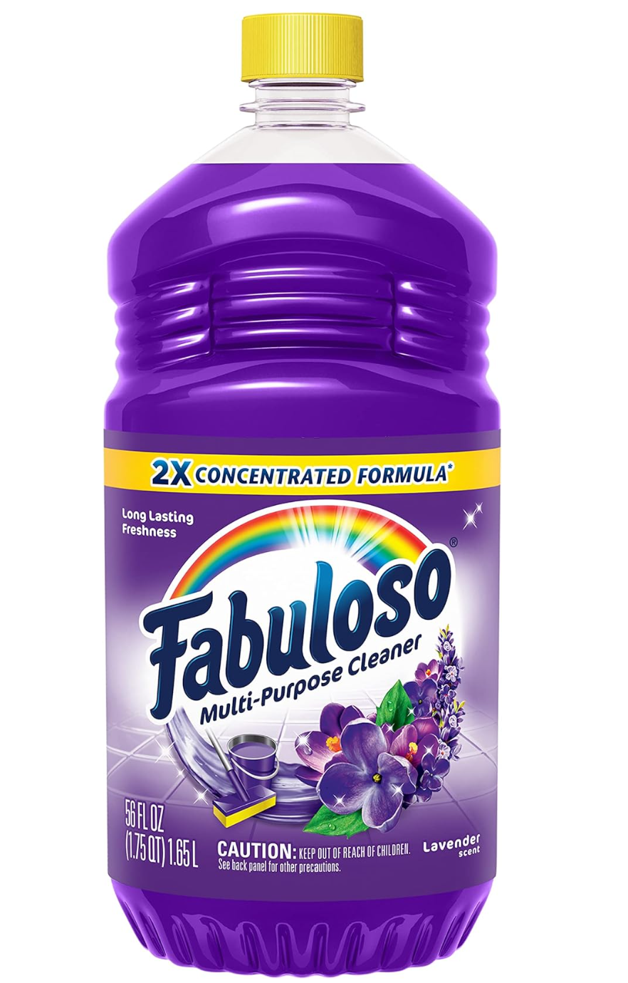 Fabuloso Lavender Scent Multi-Purpose Cleaner - 2X Concentrated Formula 56 OZ x 6pcs - OS01
