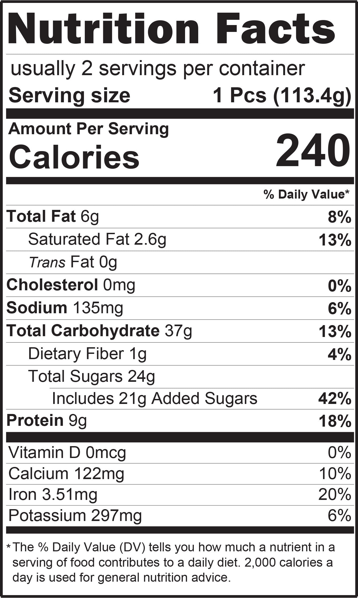 Moda Ice Cream, Maras Kesme, Chocolate - Classic , 16oz (454g), 6slices x 12pack - 340591