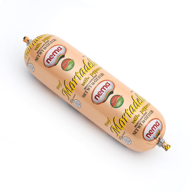 Nema Beef Mortadella with Peppercorns 1 lb, 16pack - CCN08