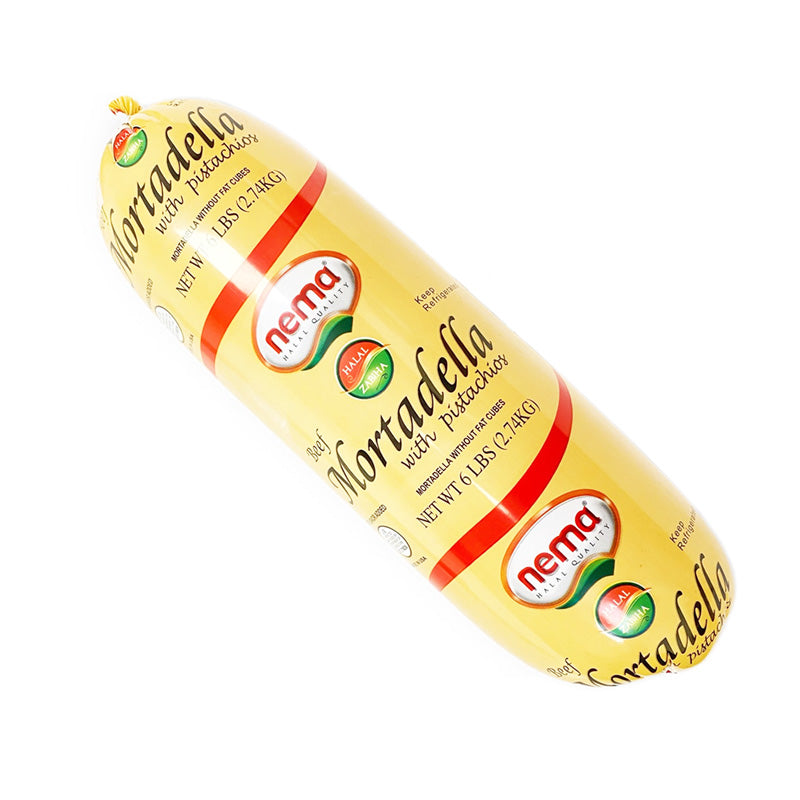 Nema Beef Mortadella with Pistachios Big Size 6 lb, 3pack - CCN10