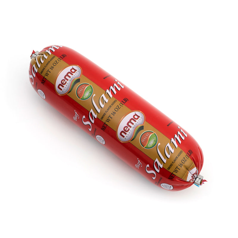 Nema Beef Salami 1 lb, 16pack - CCN01