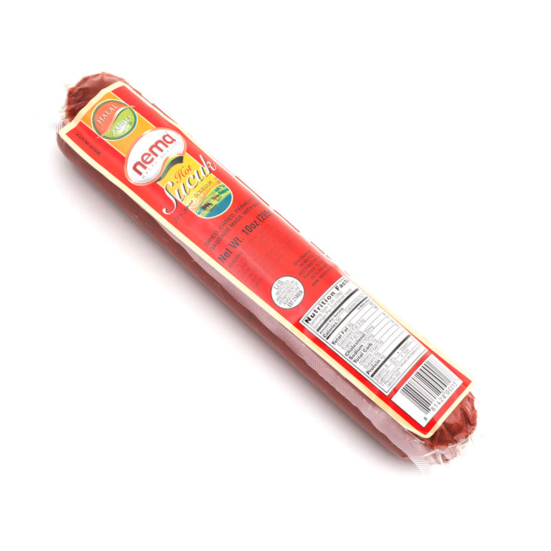 Nema Stick Beef Sujuk Hot 10 oz, 14pack - SJN09