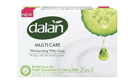 Dalan Bar Soap Fresh Cucumber 3 ct x 3.14 oz (90 g) x 24 pcs - DNM90