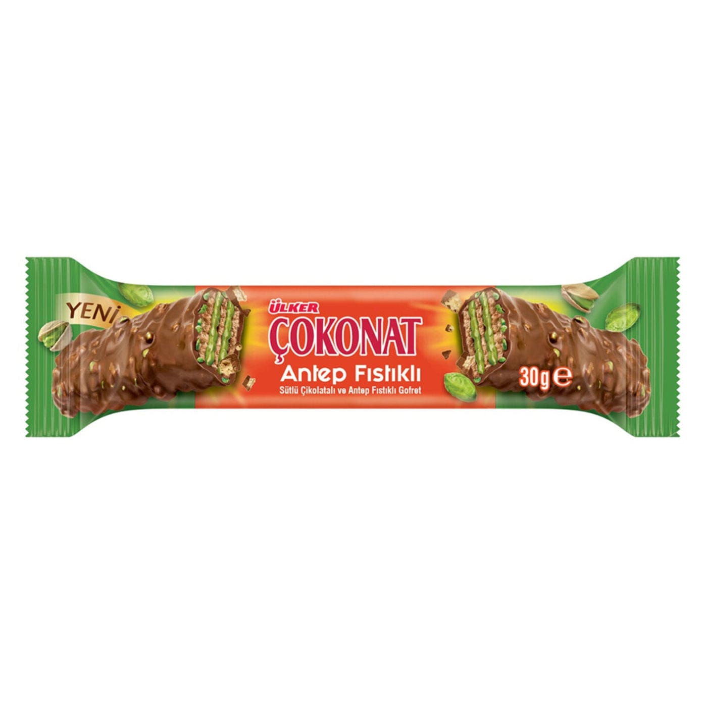 Cokonat Antep Fistikli Gofret 30gr*24*6