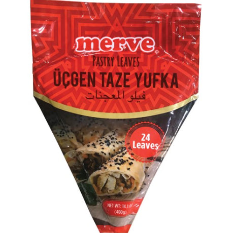 Merve Tri Pstry Lvs (ucgen Yufka)16x14.1oz (400g) Pack, foil