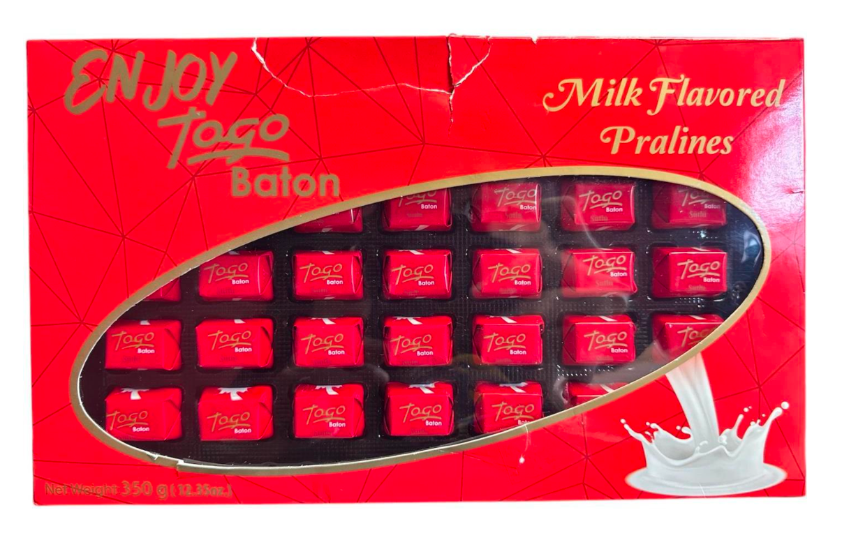 Enjoy Togo Gift Chocolate Red 12.34 Oz. (350g) x 12 Pcs. - Togo-001