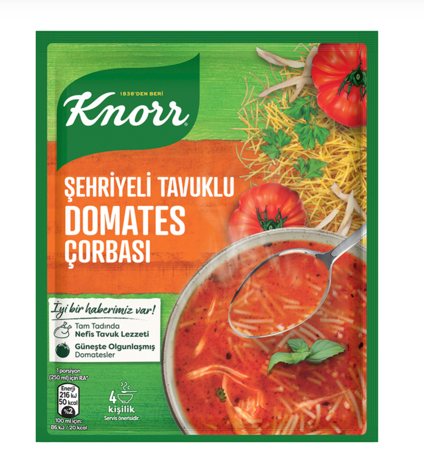 KNORR Sehriyeli Domates Soup 74g 1cs/12pcs