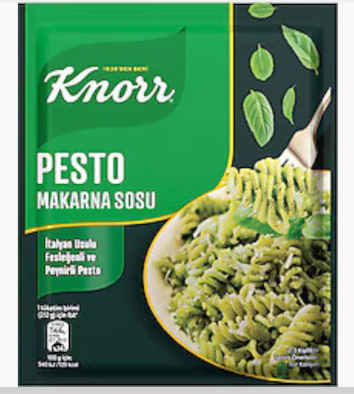 V1 KNORR Pasta Sauce Pesto / Pesto Makarna Sosu 50g 1cs/12pcs