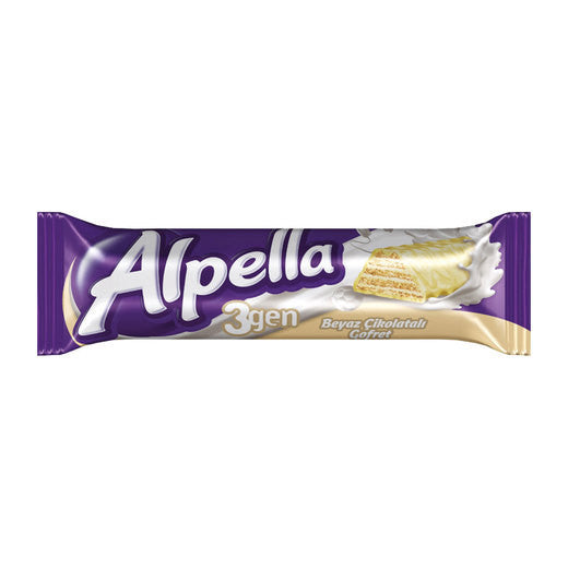 ULKER Alpella Triangle Wafer Chocolate 28gr 1mcs/6/24 144pcs
