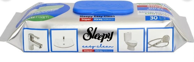 Sleepy Easy Clean Super Limescale Remover Wet Wipes 30 ct x 12 pcs - ESLEP13