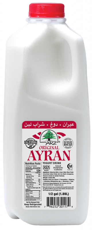 YD1/2G ARZ Yogurt Drink Ayran 1/2 Galon 1/6pcs