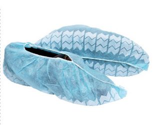Non Woven Shoe Cover PP, Blue, One Size Fits All, 100 Per Bag X 3 Bags ~ 300