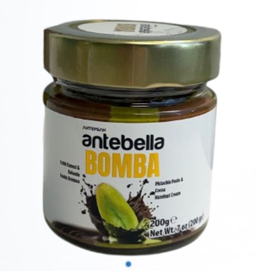 Antebella Bomba Pistachio & Chocolate Spread 30% Pistachio 7.05 oz (200 g) x 12 pcs