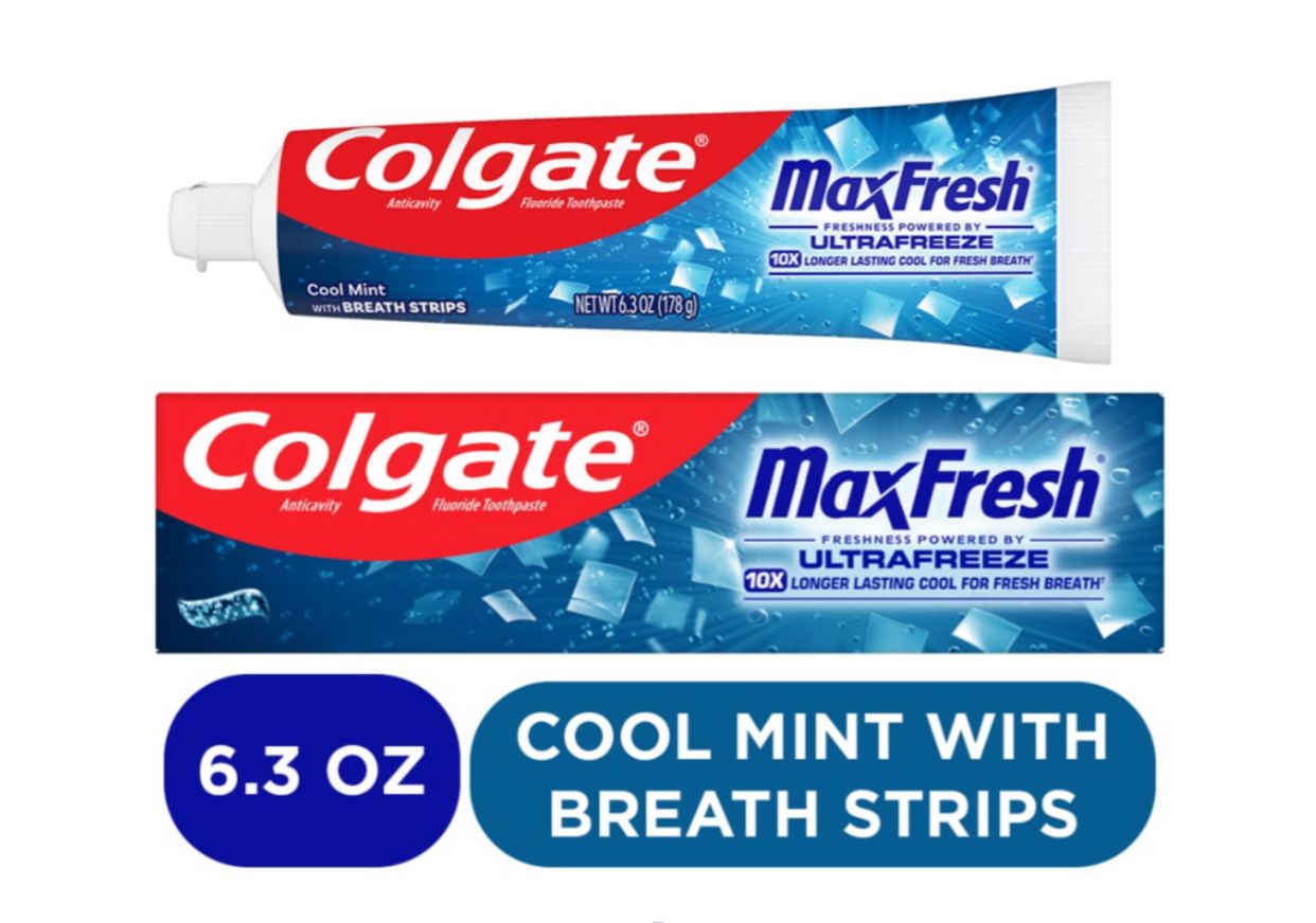 Colgate Toothpaste Max Fresh Cool Mint 6.3 oz (178 g) x 24 pcs