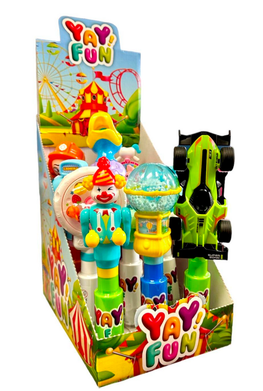 Yayfun Toy Candy Tube Lollipop Shipper 16g x 72 Pcs. - YF-001