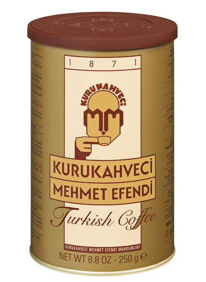 Mehmet Efendi Turkish Coffee Can 250gr 1cs/12pcs