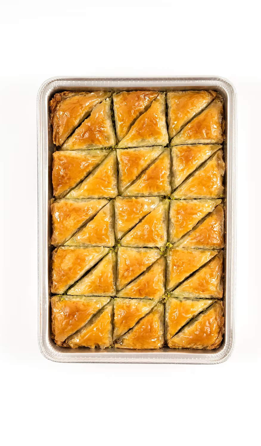 Hamido Sugar-Free (Stevia) Pistachio Baklava Tray 32 pieces
