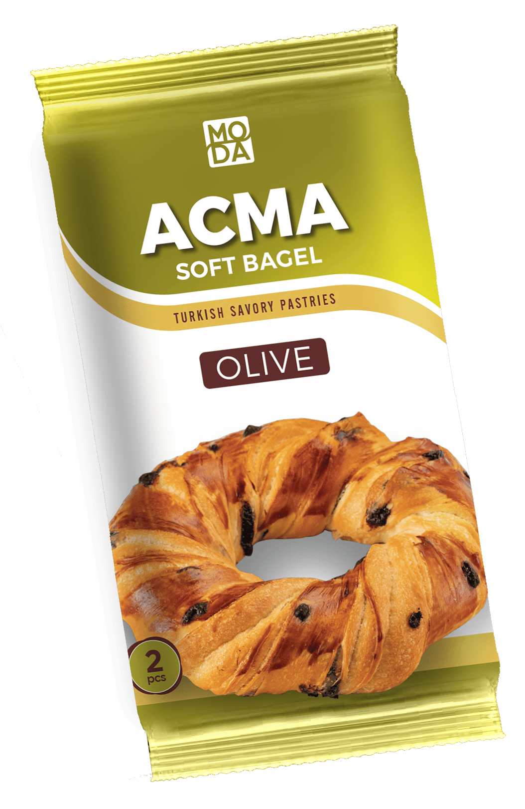 Moda Acma, Soft Bagel, Olive, 4oz (112g) x 2pcs x 15pack - 340232