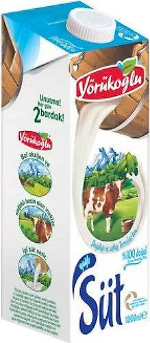 A1 YORUKOGLU Whole Milk 1000ml 1cs/12pcs